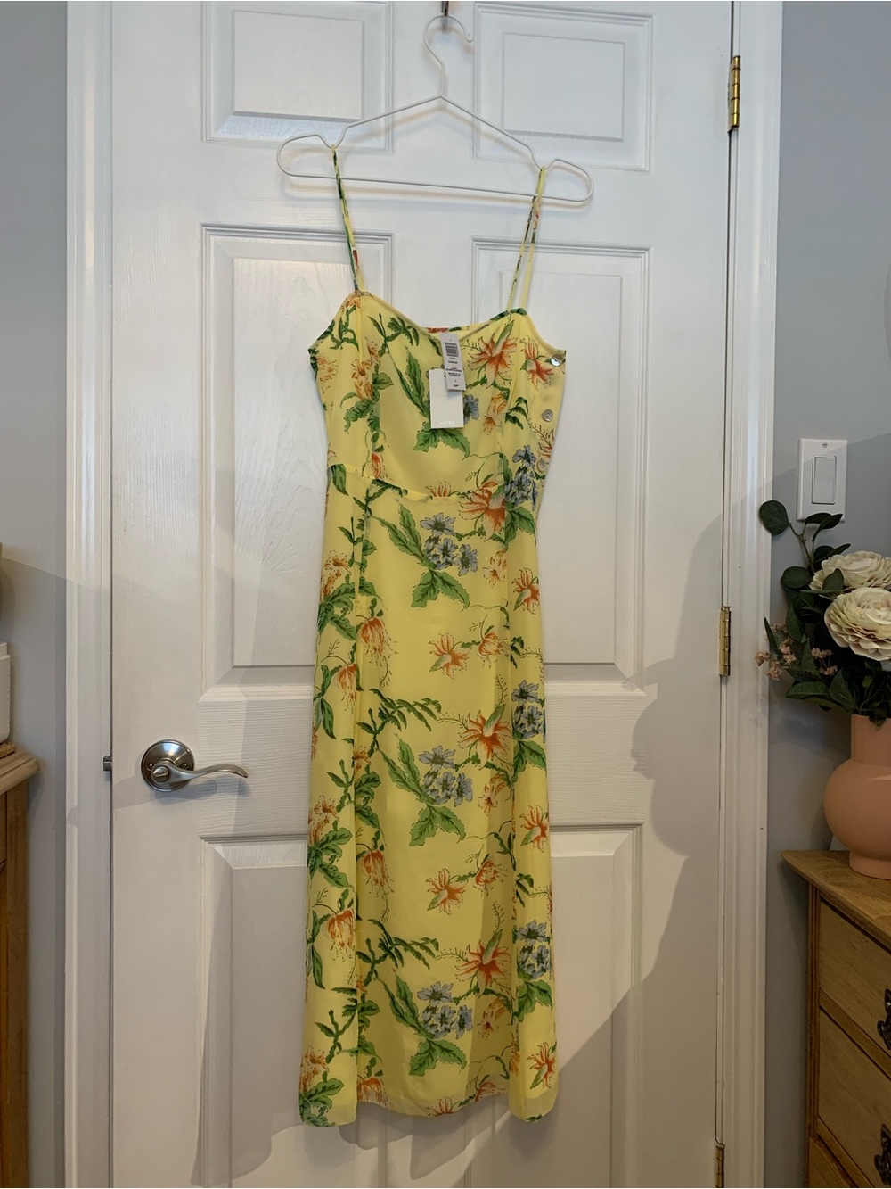 Wilfred Caspar Midi Dress - Yellow Floral